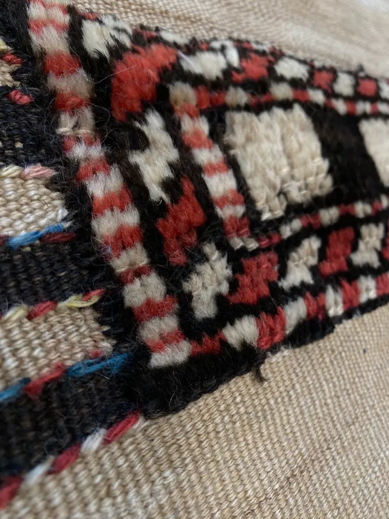 Bag - wool pile and flatweave, Image 1++